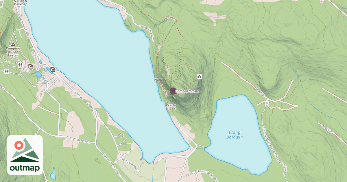 Map of Sortir en forçant