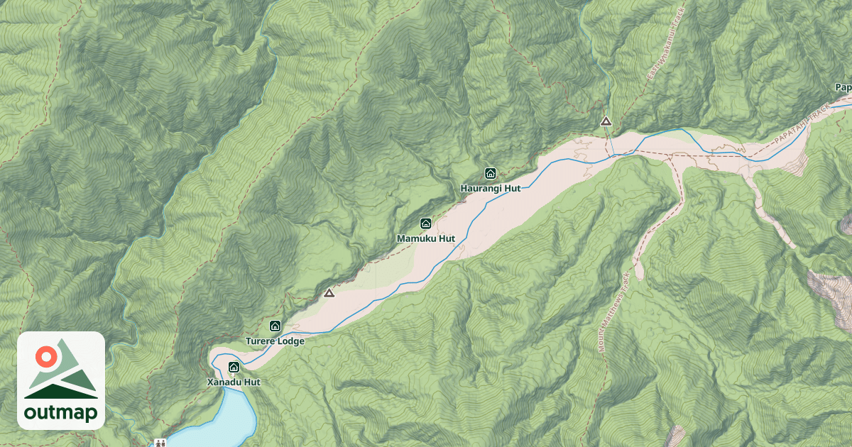 Map of Mamuku Hut