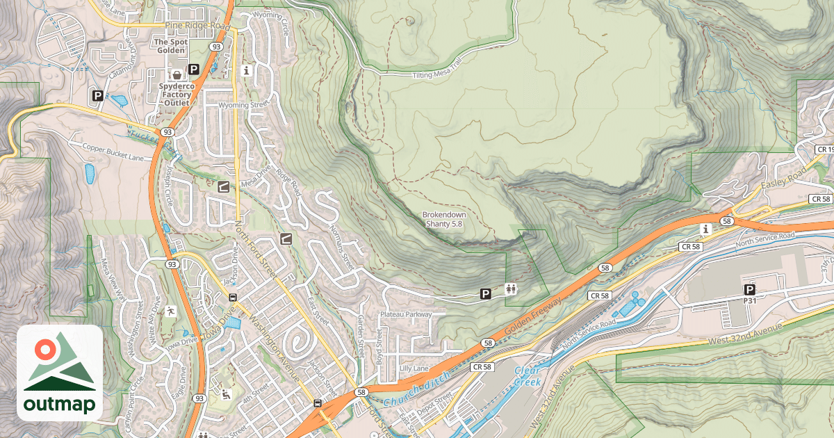 Map of Brokendown Shanty