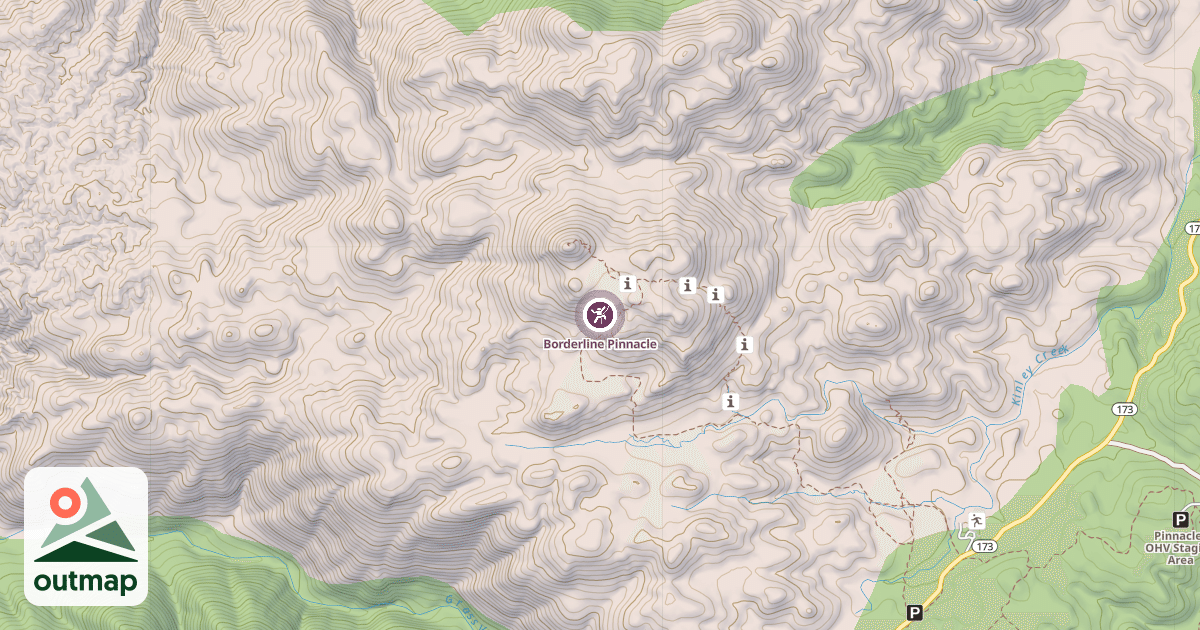 Map of Borderline Pinnacle