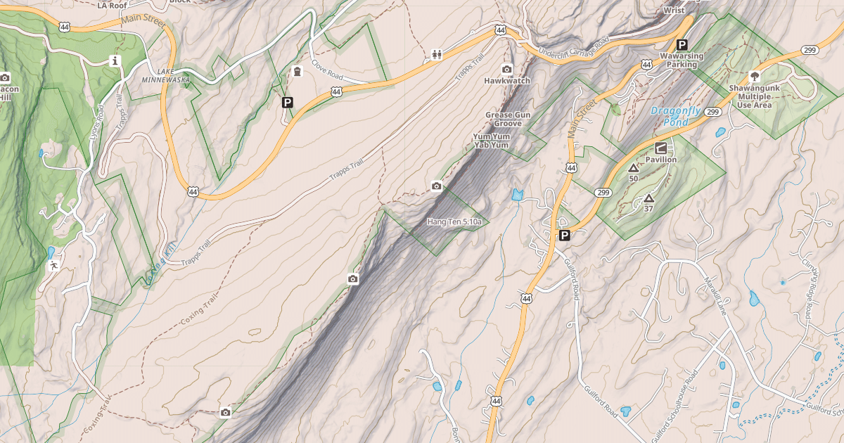 Map preview of Hang Ten