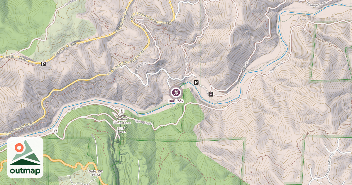 Map of Bar Rock