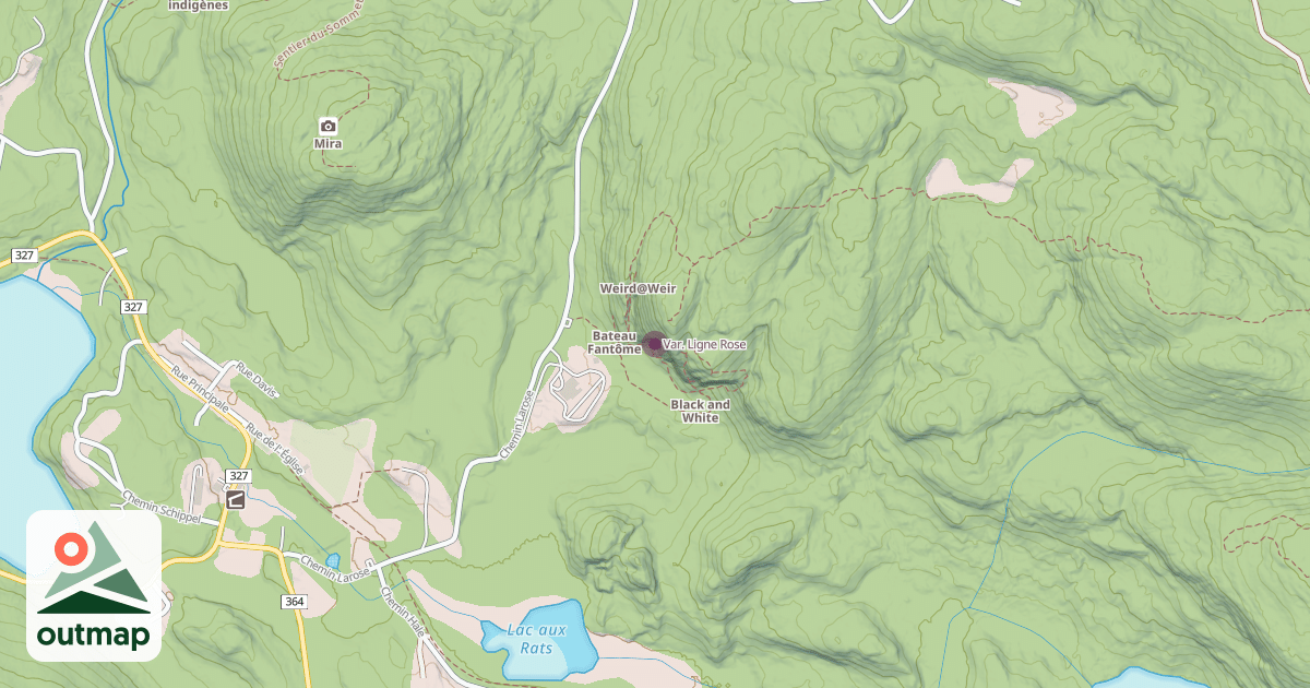 Map of Var. Ligne Rose