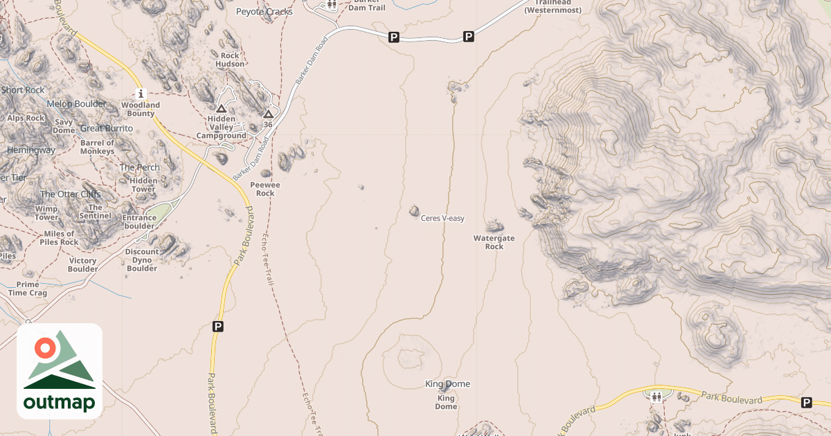 Map of Ceres
