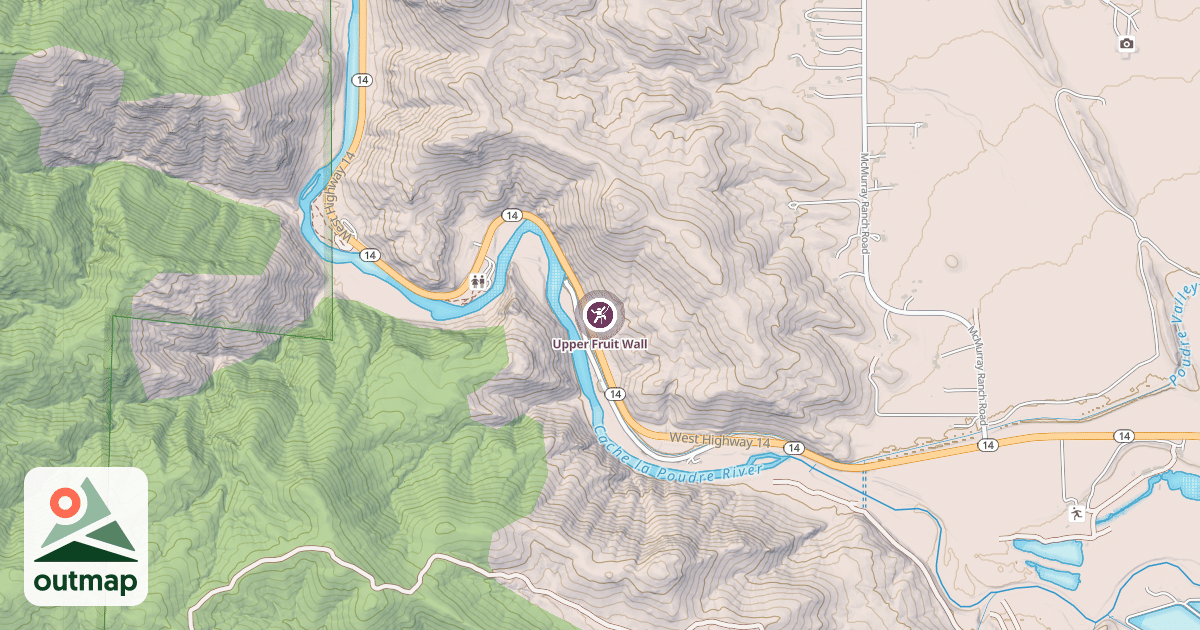 Map of Upper Fruit Wall