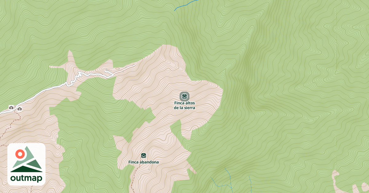 Map of Finca altos de la sierra