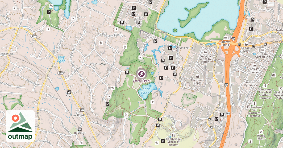 Map of Catrock Park