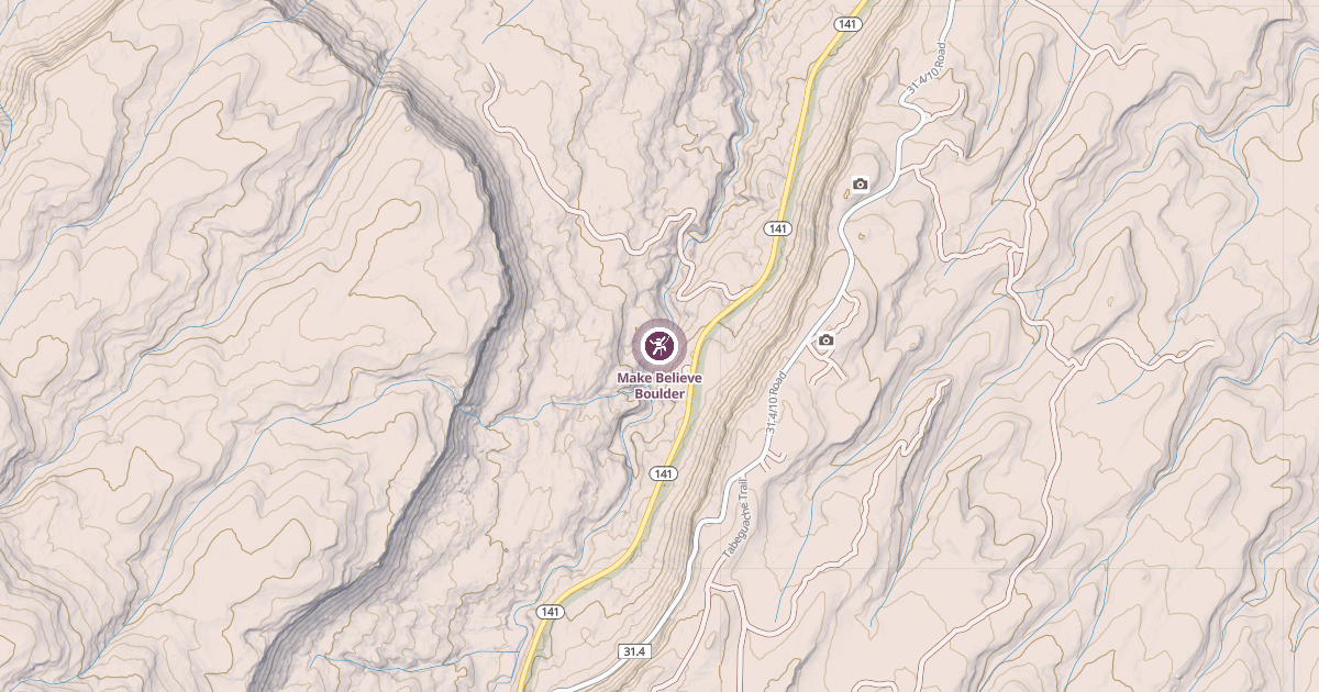 Map preview of Make Believe Boulder