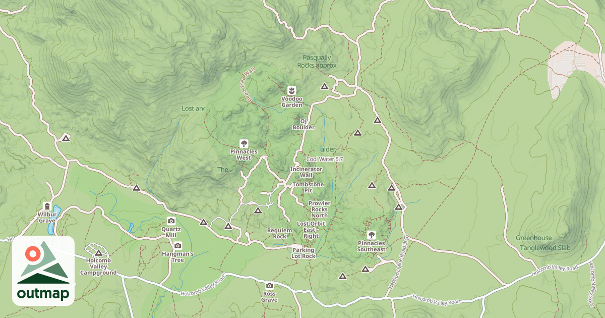 Map of Cool Water