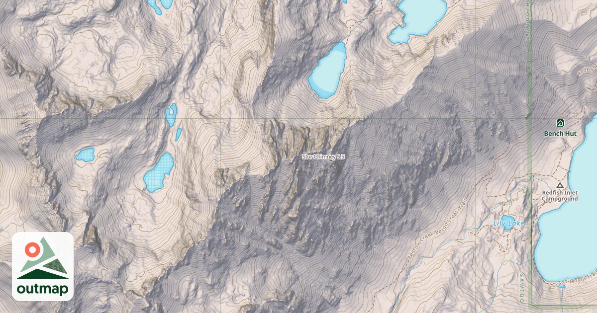 Map of Stur Chimney