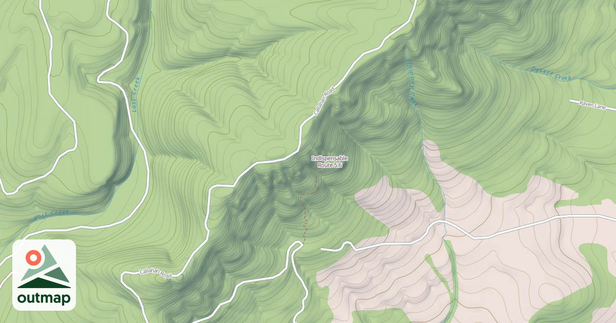 Map of Indispensable Route