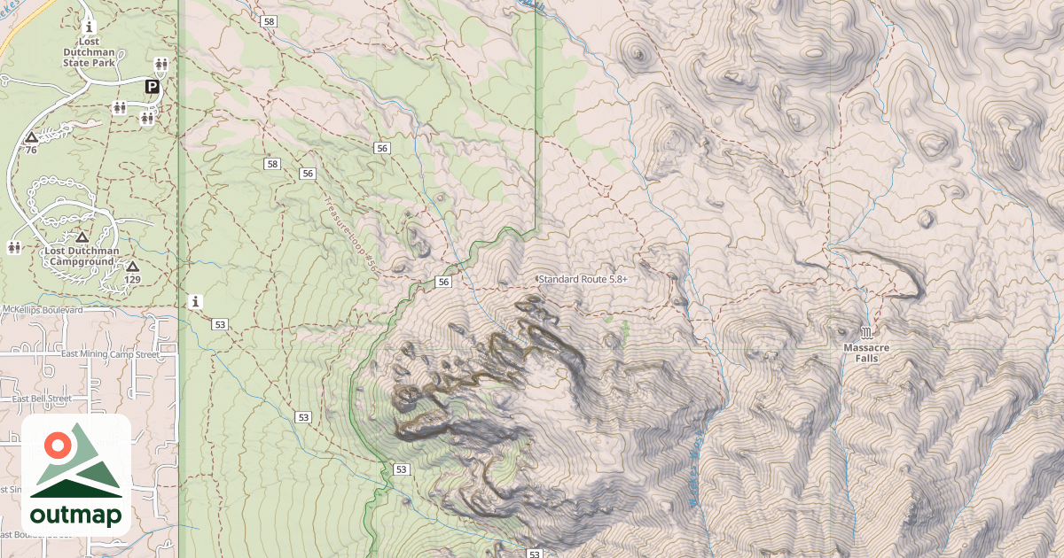 Map of Standard Route