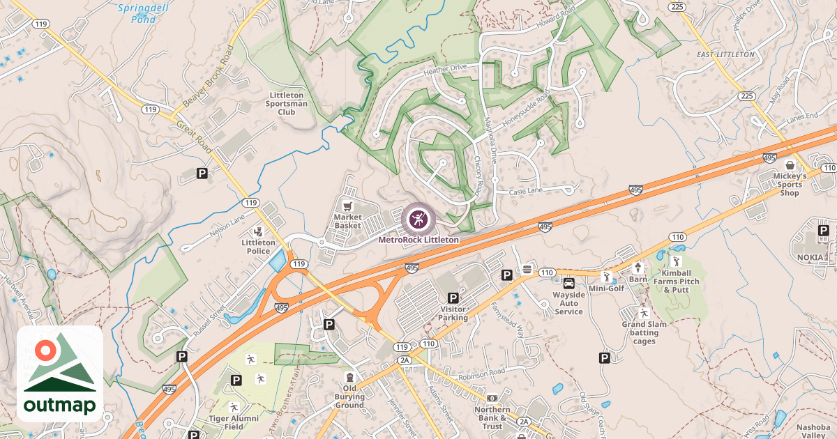 Map of MetroRock Littleton