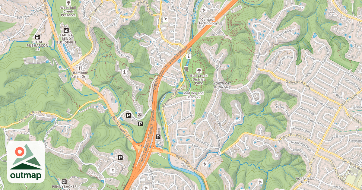 Map of Mad Dog and Beans