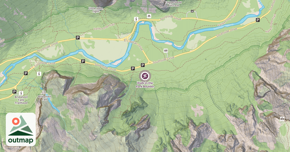 Map of Walk in the Park Boulder