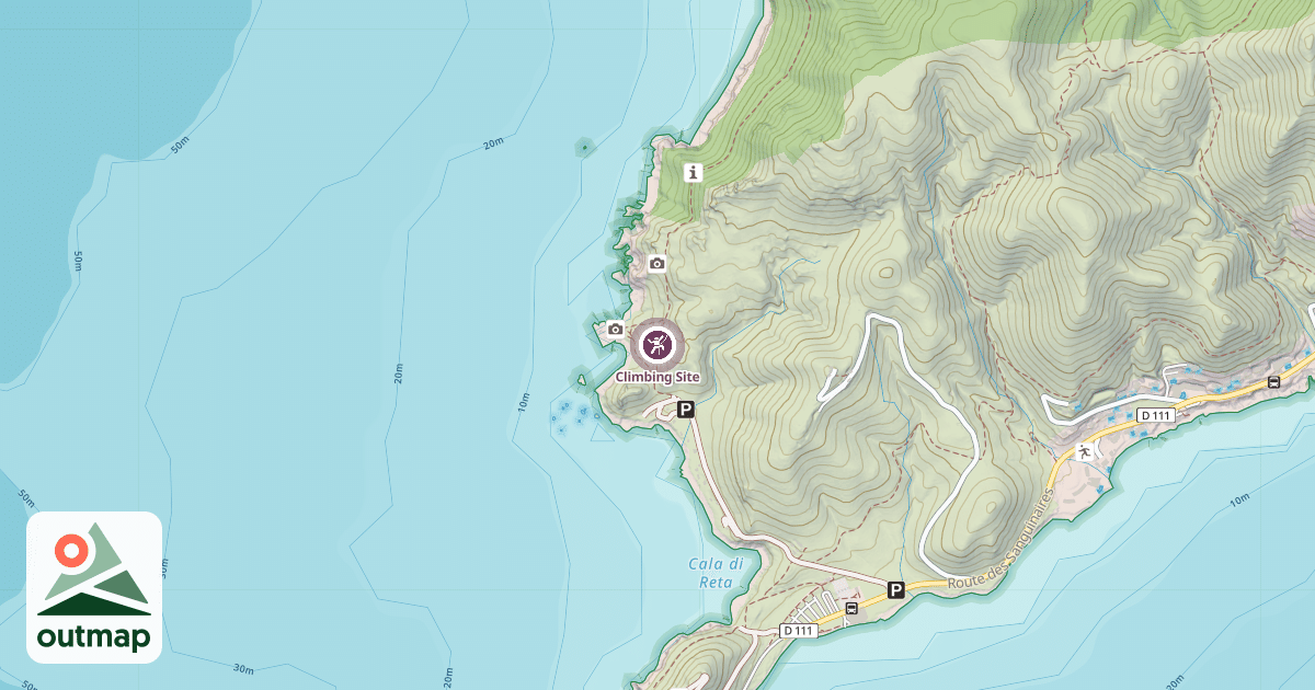 Map of Climbing Site