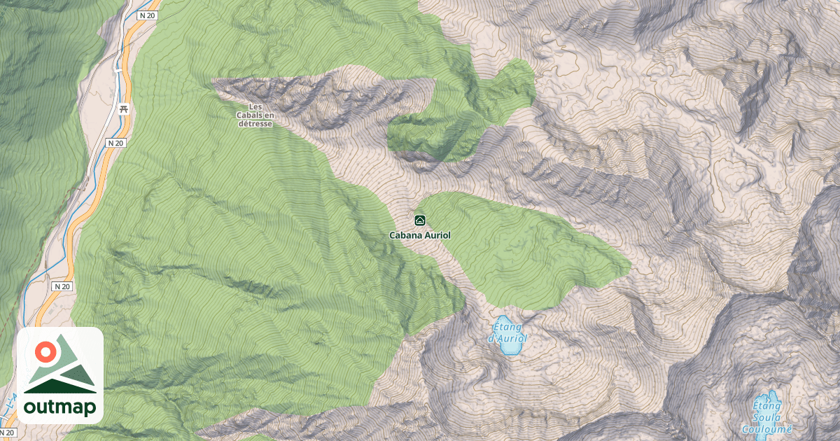 Map of Cabana Auriol