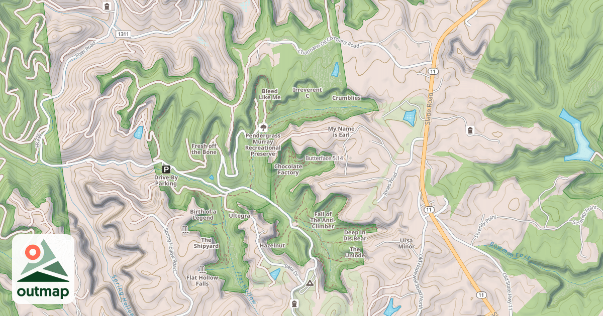 Map of Butterface