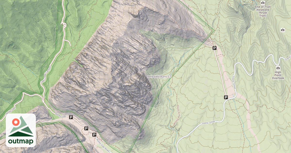 Map of Beheaded Burro