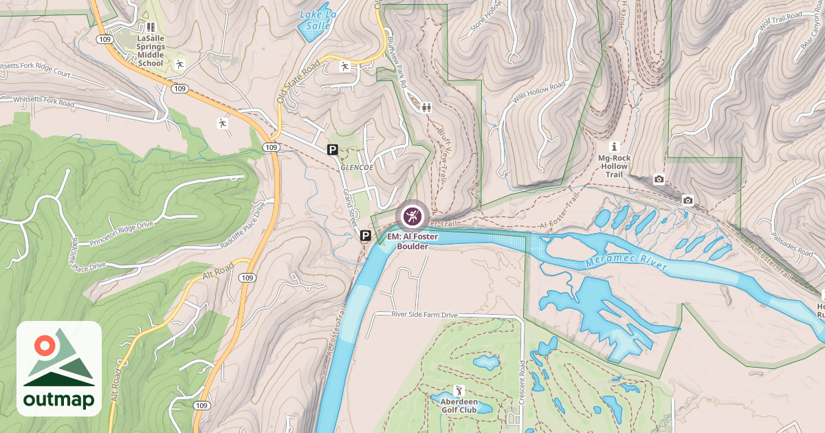 Map of EM: Al Foster Boulder