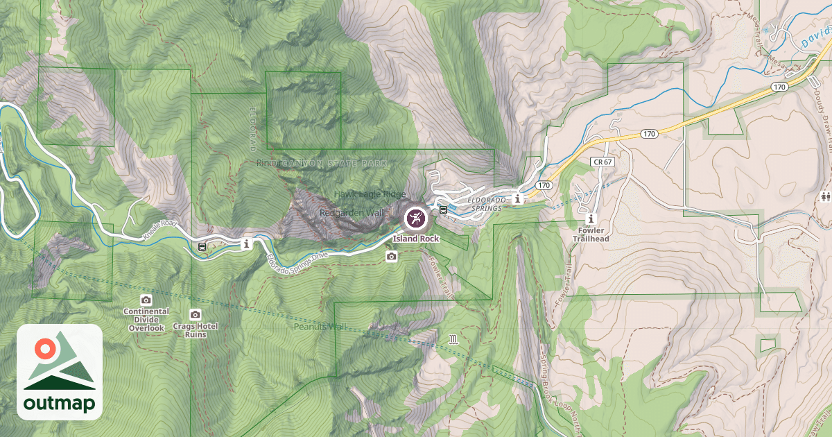 Map of Island Rock
