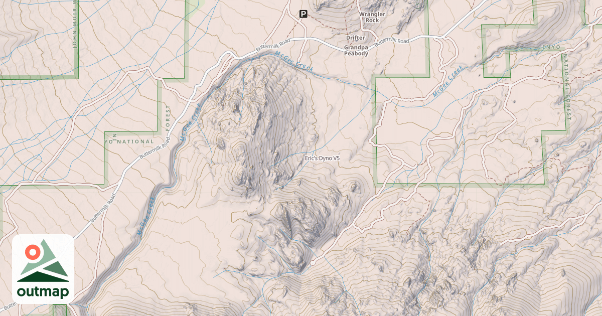 Map of Eric's Dyno