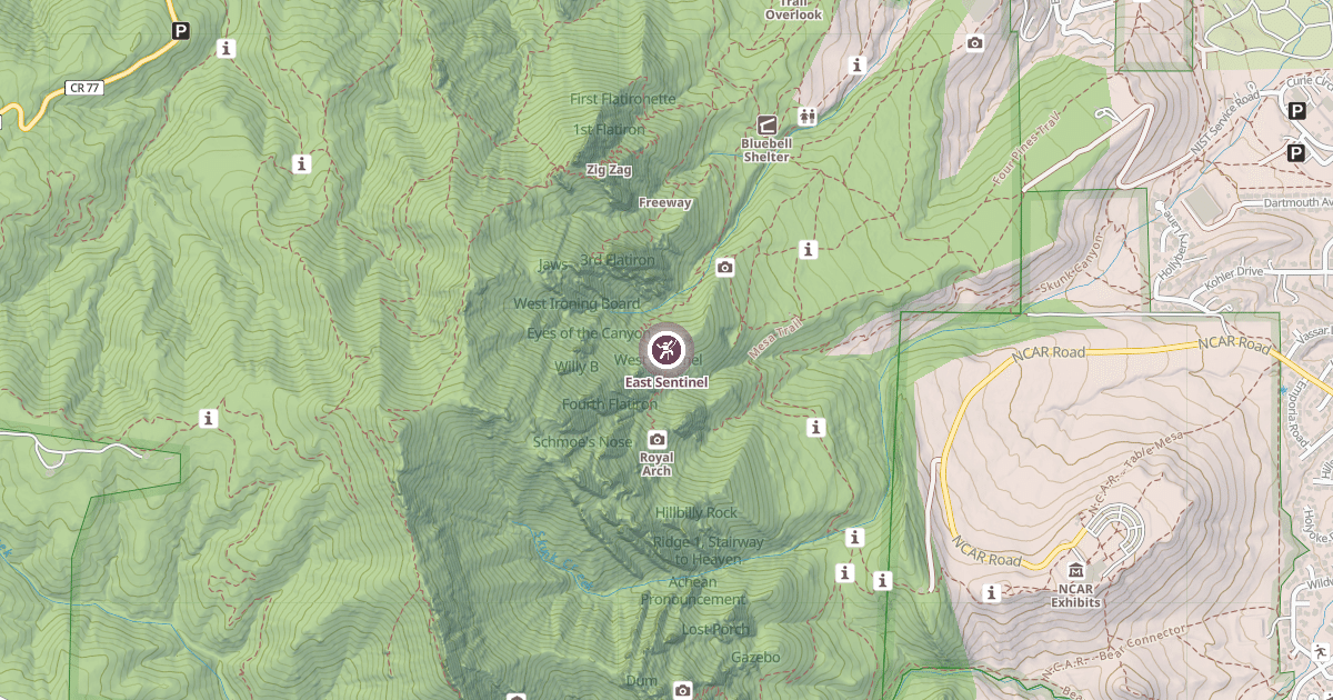 Map preview of East Sentinel