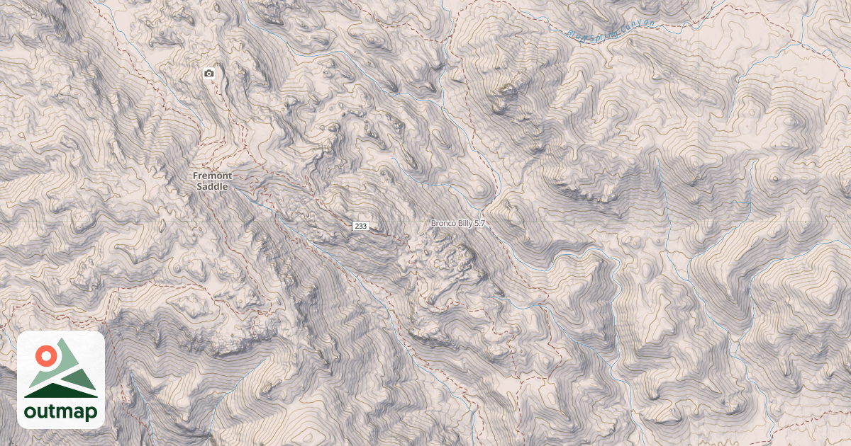 Map of Bronco Billy