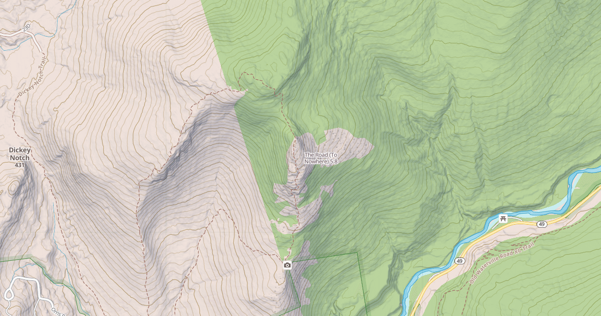 Map preview of The Road (To Nowhere)