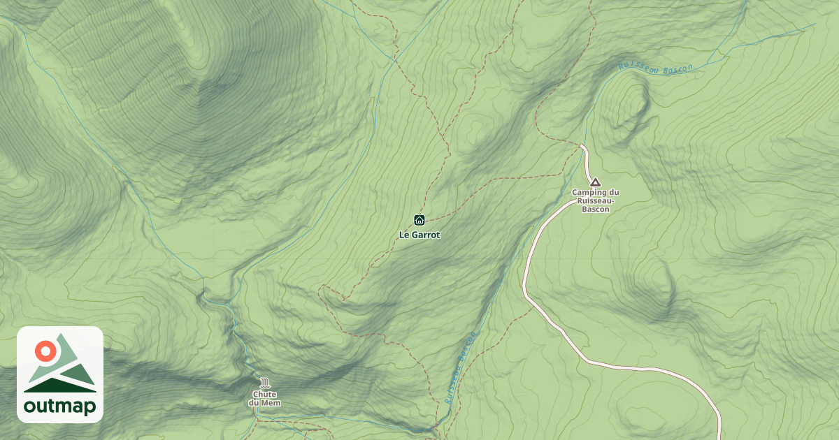 Map of Le Garrot