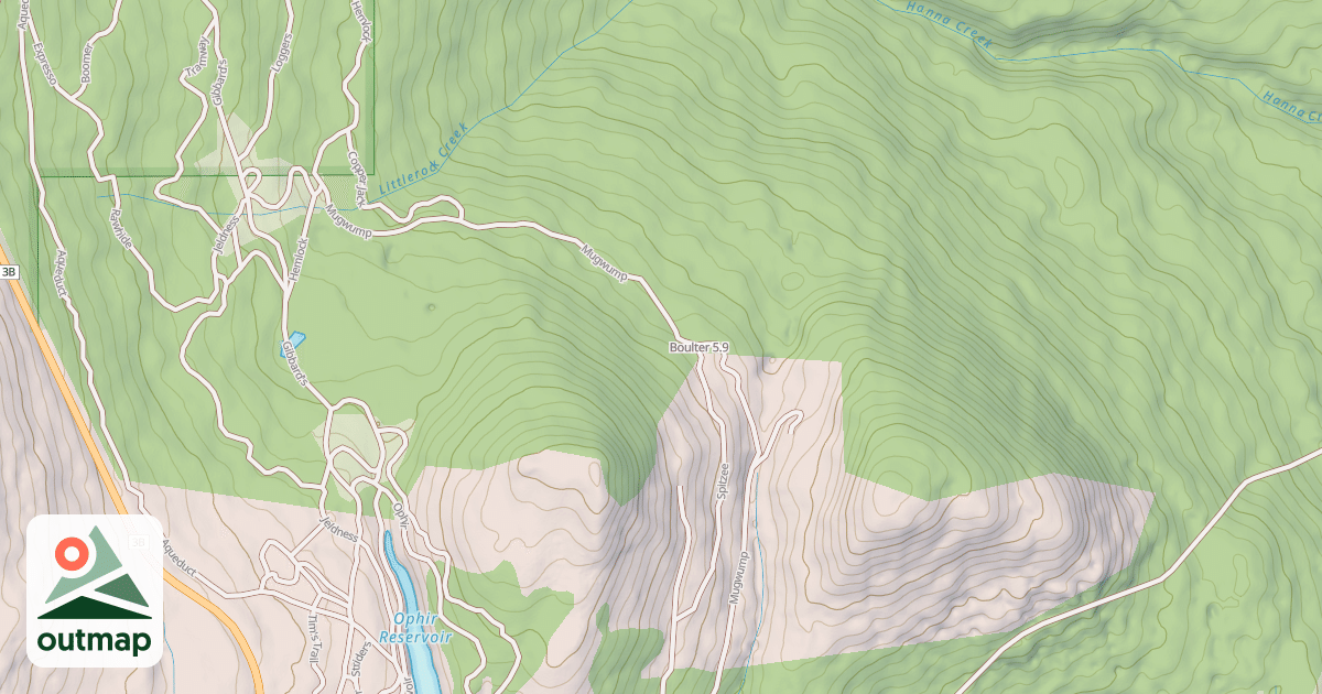 Map of Boulter
