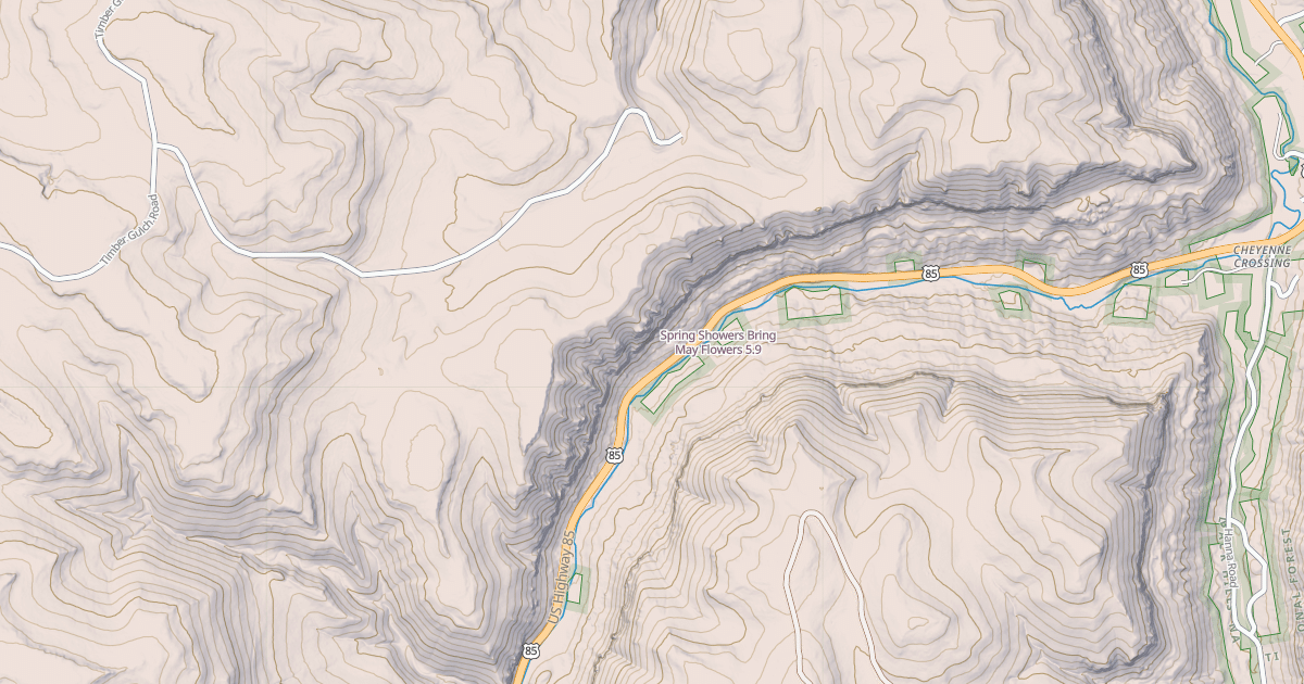 Map preview of Spring Showers Bring May Flowers