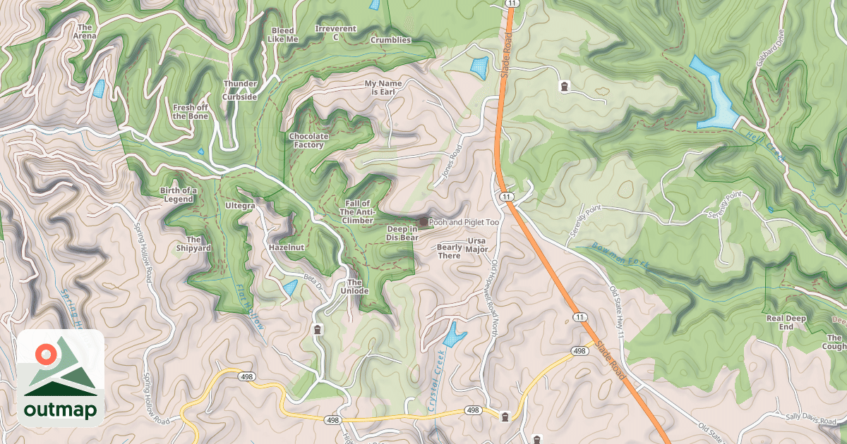 Map of Pooh and Piglet Too