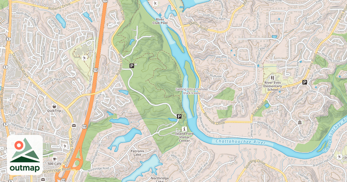 Map of Getting into a monster truck