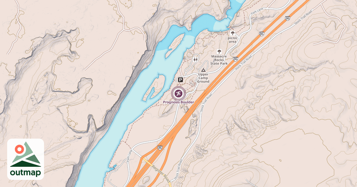 Map of Prognosis Boulder