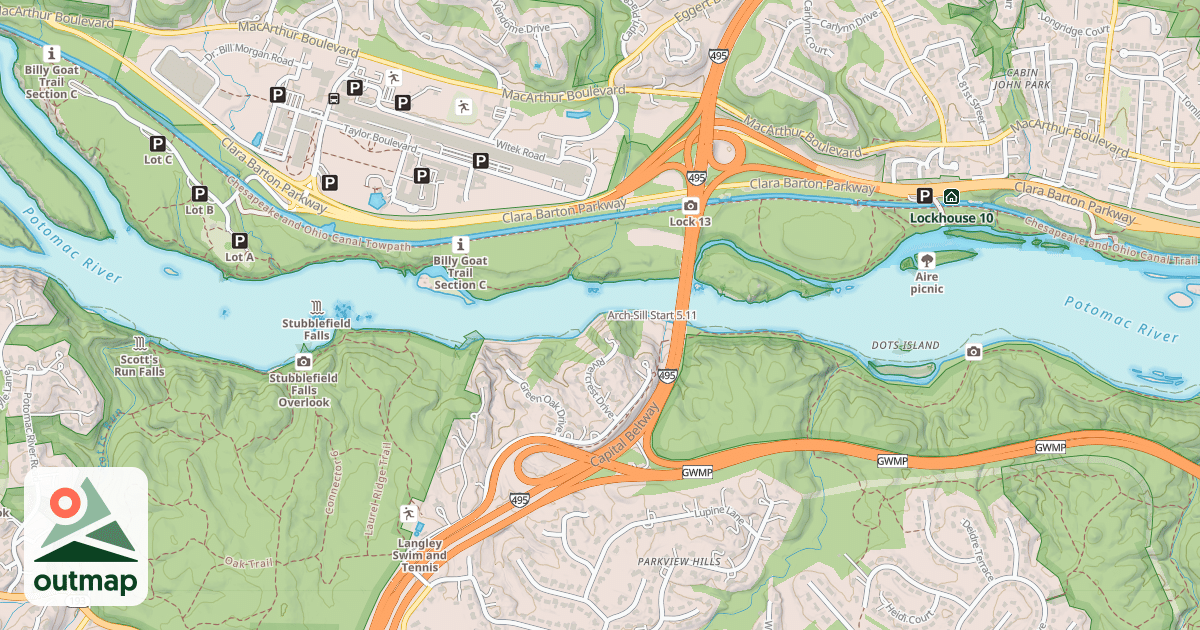 Map of Arch-Sill Start