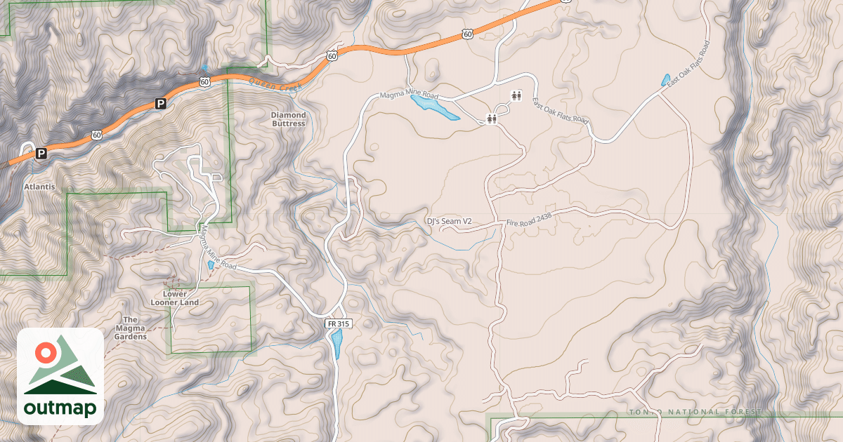 Map of DJ's Seam