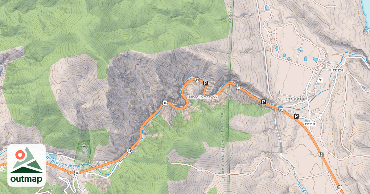 Map of Disney Chimney