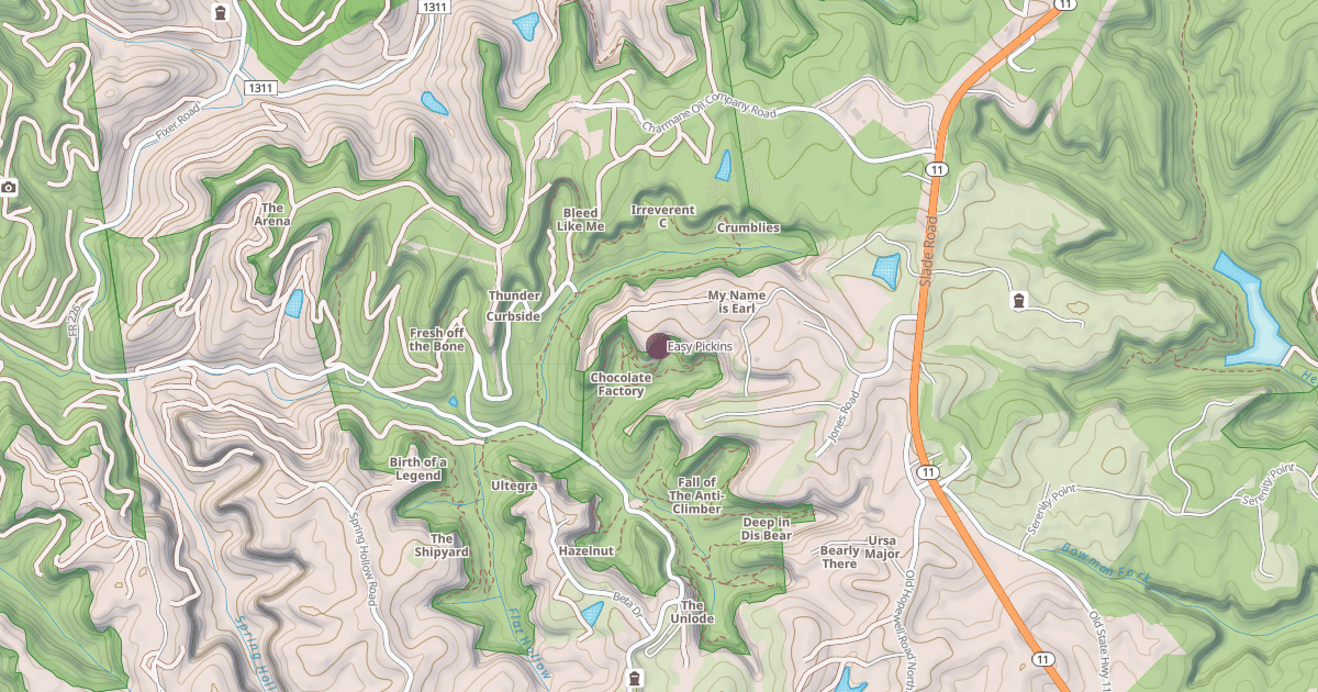 Map preview of Easy Pickins
