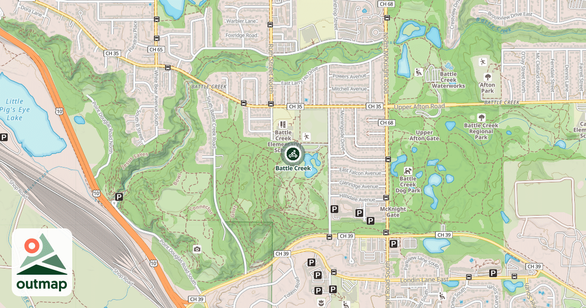 Map of Battle Creek