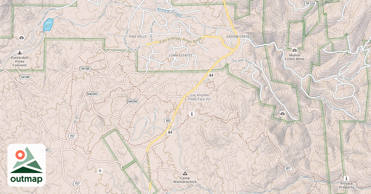 Map of Just Another Pretty Face
