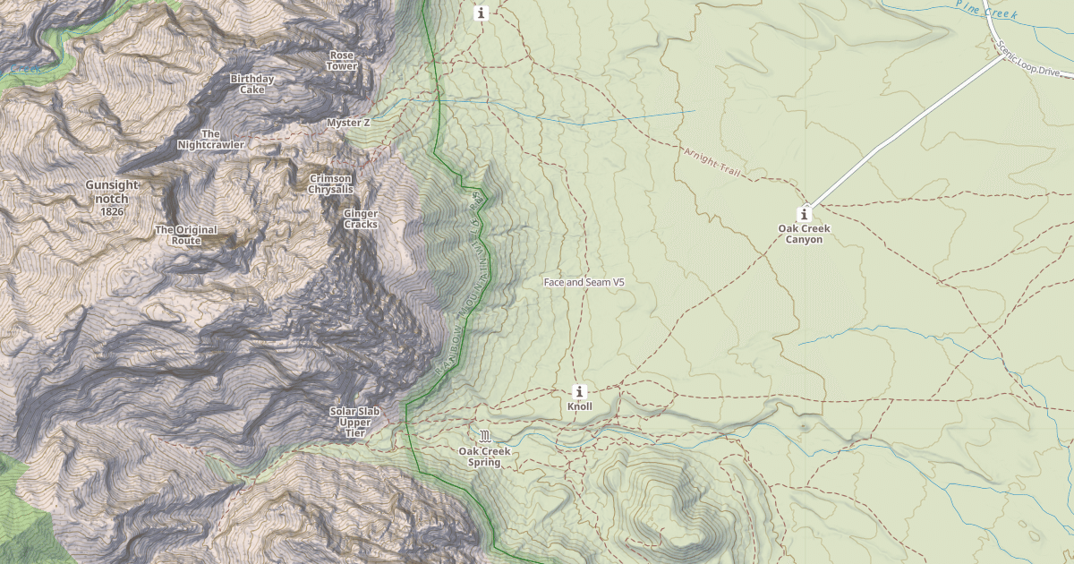 Map preview of Face and Seam