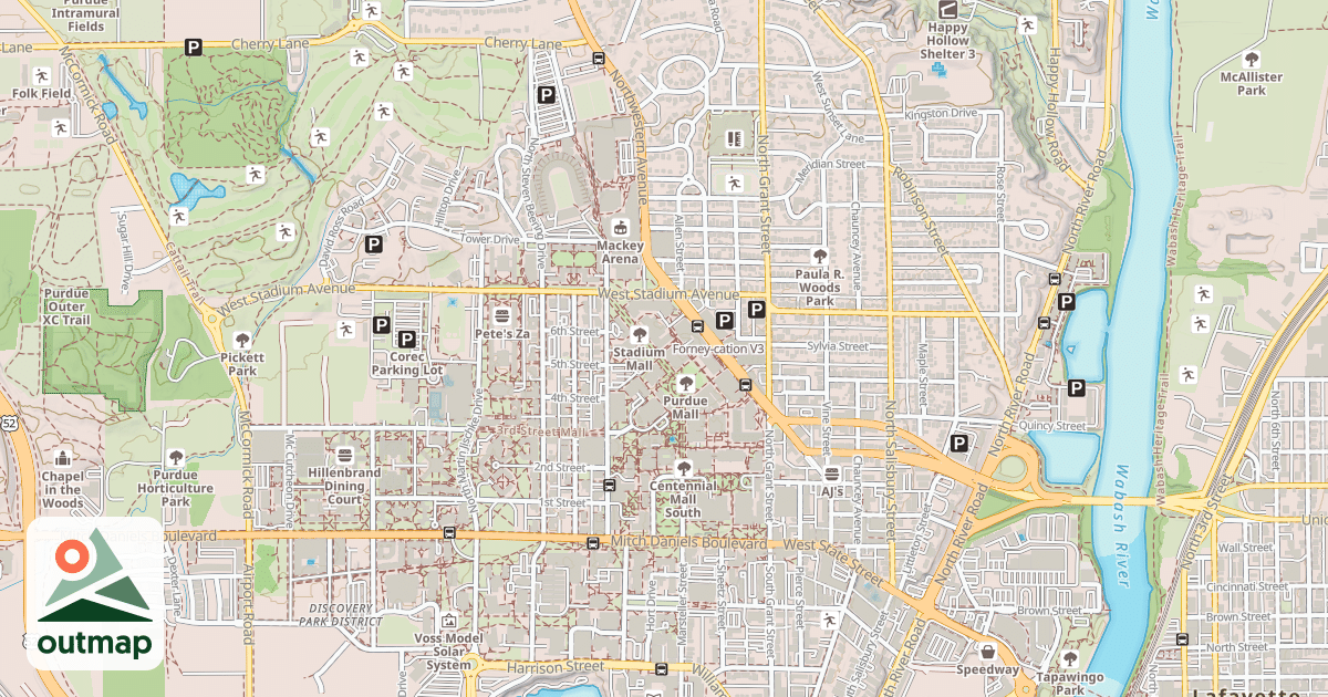 Map of Forney-cation