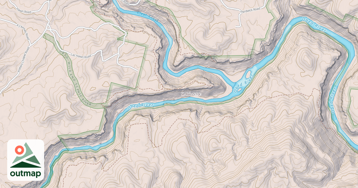 Map of M. Rain