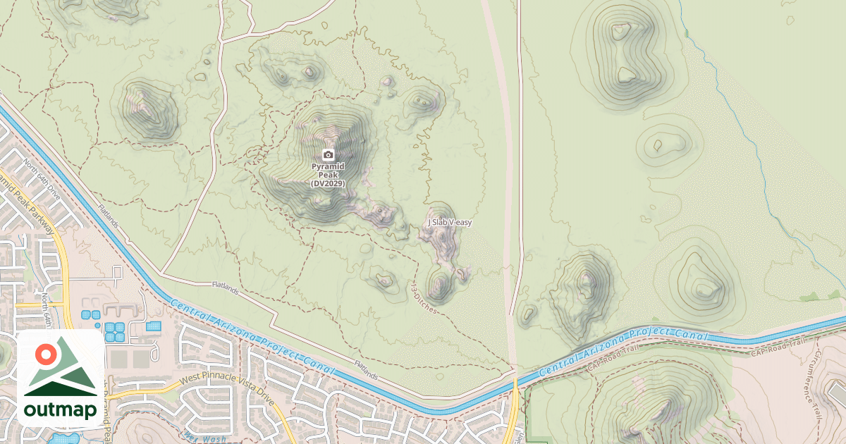 Map of J Slab