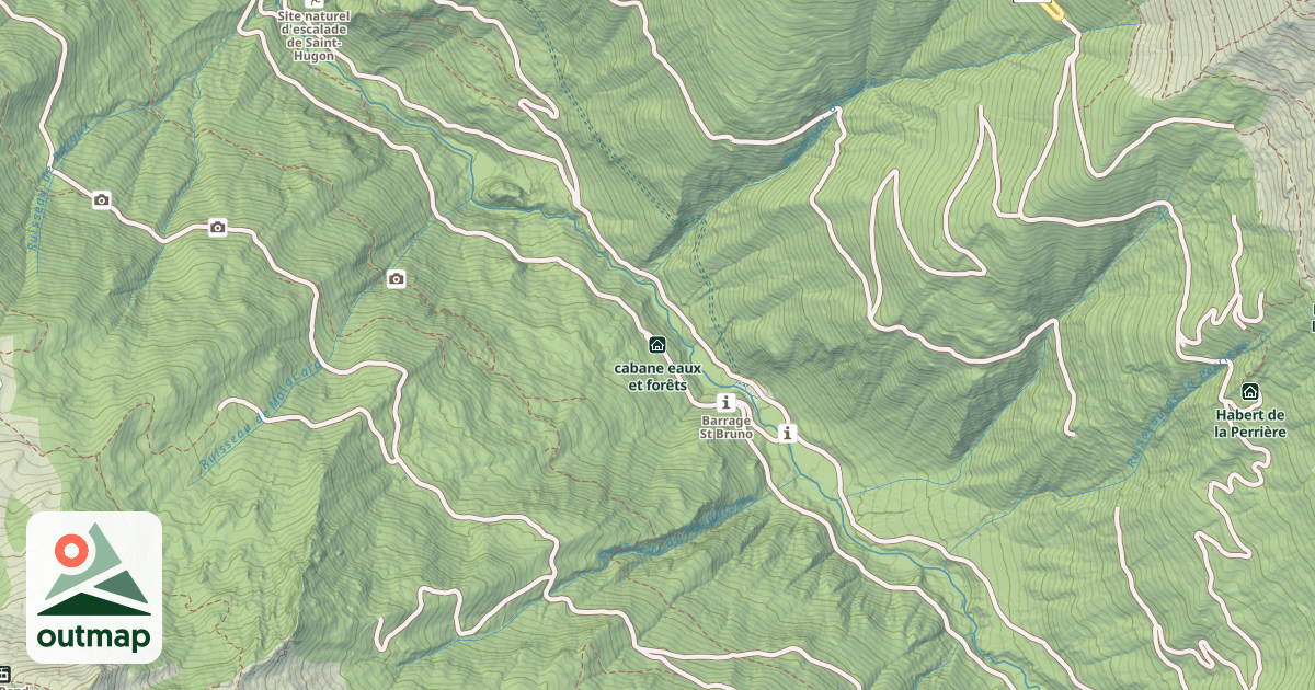 Map of cabane eaux et forêts
