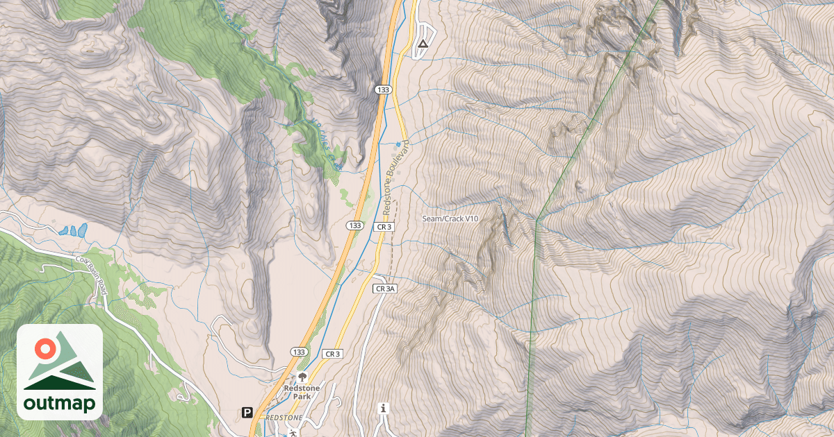 Map of Seam/Crack