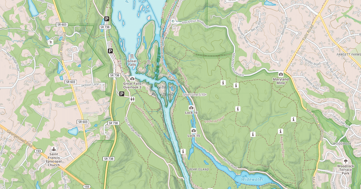 Map preview of Short Line