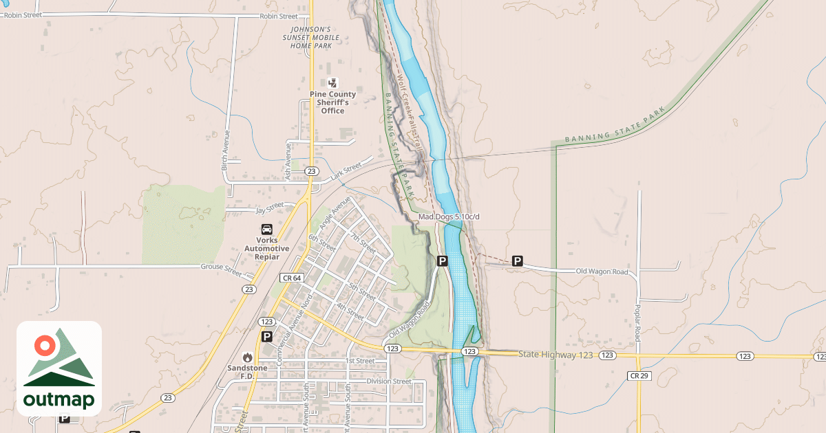 Map of Mad Dogs