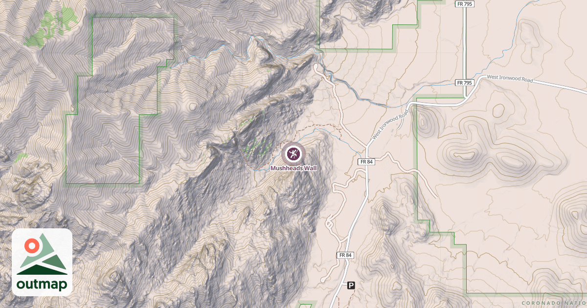 Map of Mushheads Wall